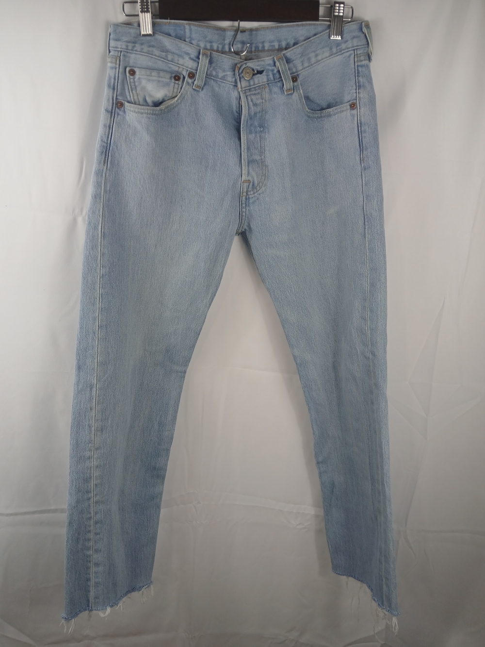 Levi's Light Blue Slim Straight Men's 29in Cropped Jeans